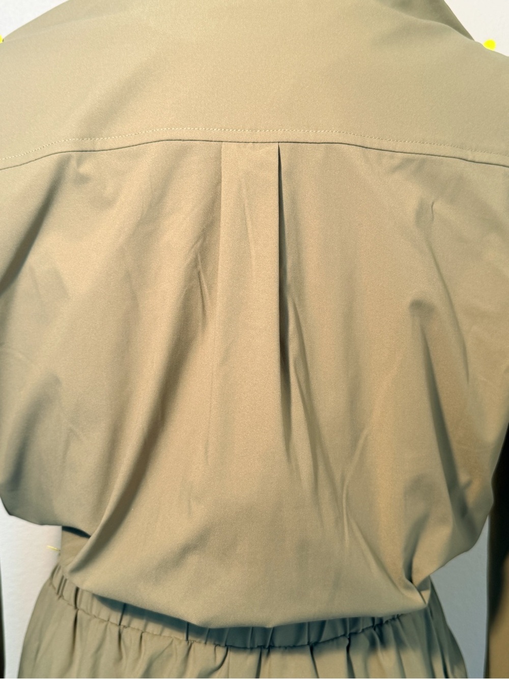 Almost Famous Sage Green Khaki Utility Jumpsuit M - Picture 6 of 11